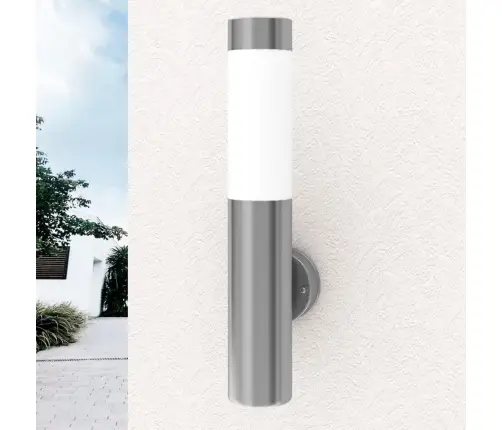 Rvs Sienas Lampa Telpām Un Ārā, Ūdensnecaurlaidīga Vidaxl