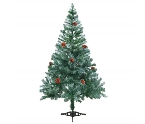 Kunstkuusk 150 Cm + Lumised Tipud Ja Käbid