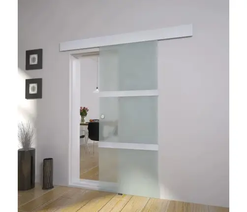 Liuguks, Klaas Ja Alumiinium, 178 cm Hõbedane