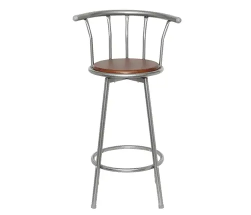 Baro Kėdės, 2 Vnt., Rudos, Plienas