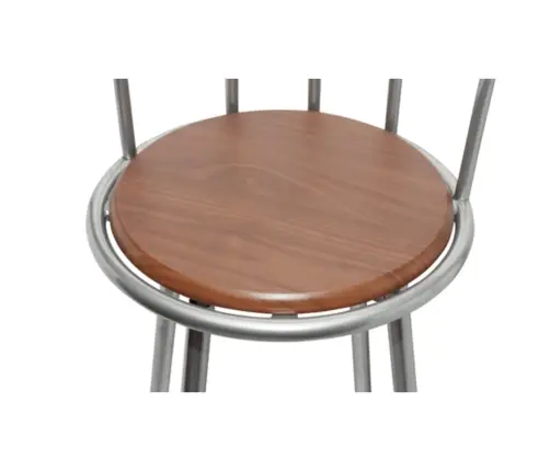 Baro Kėdės, 2 Vnt., Rudos, Plienas