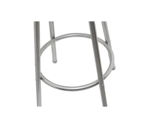 Baro Taburetės, 2 Vnt., Juodos Spalvos, Dirbtinė Oda