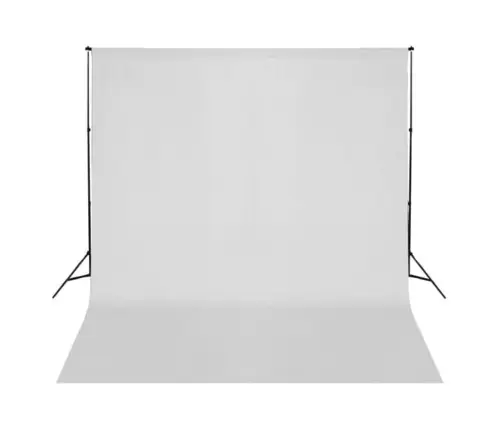 Puuvillane Taust Toeta, Valge, 300 X 300 Cm