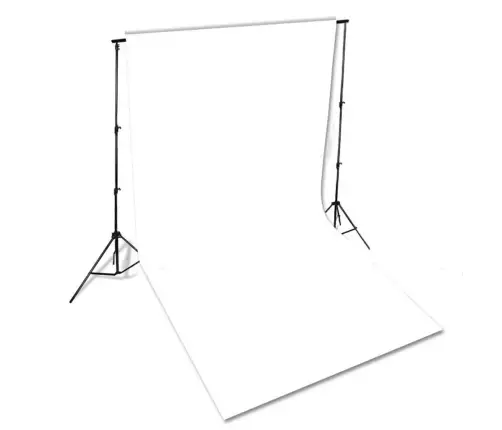 Medvilninis Fonas Be Stovo, Baltos Spalvos, 600X300Cm