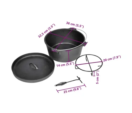 Katilas, Puodas Laužui, 8,8 L