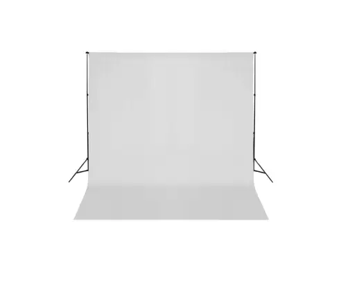 Fonu Balsta Sistēma, Balts Fons, 600X300 Cm Vidaxl