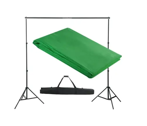 Tausta Tugisüsteem, 300 X 300 cm Roheline