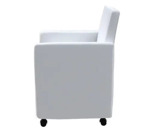 Virtuves Krēsli, 4 Gab., Balta Mākslīgā Āda Vidaxl