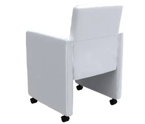 Virtuves Krēsli, 4 Gab., Balta Mākslīgā Āda Vidaxl