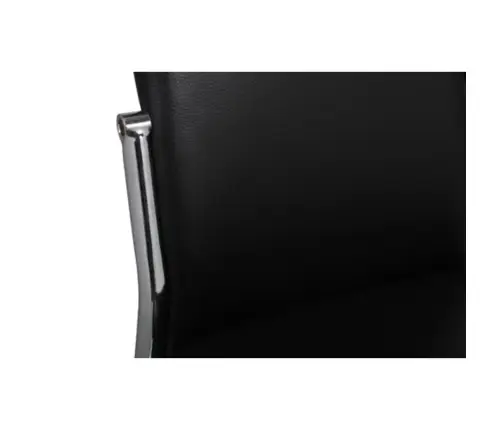 Virtuves Krēsli, 6 Gab., Melna Mākslīgā Āda Vidaxl