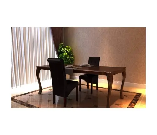 Söögitoolid 2 Tk, Pruun, Kunstnahk