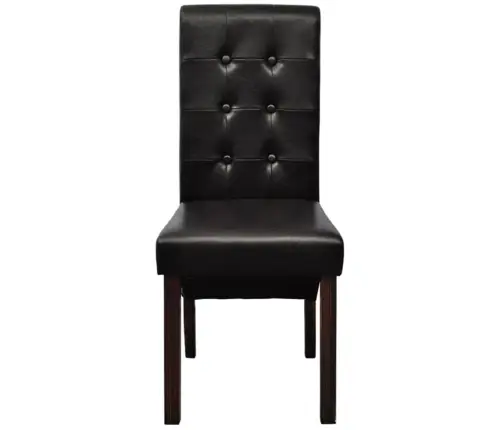 Söögitoolid 2 Tk, Pruun, Kunstnahk