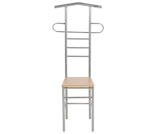 Augstas Atzveltnes Krēsli, 2 Gab., Metāls Vidaxl