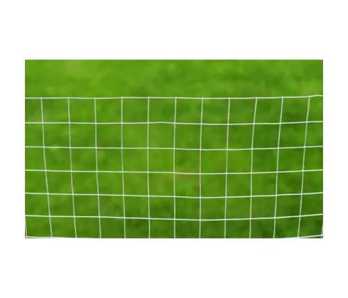 Sieta Žogs, Cinkots Tērauds, Kvadrāta, 1X25 M, Sudraba Krāsā Vidaxl