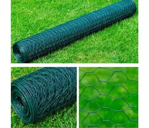 Võrkaed, Kuusnurkne, 1 X 25 M, Tumeroheline