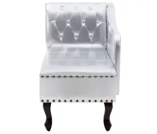 Poilsio Gultas, Sidabrinės Spalvos, Dirbtinė Oda