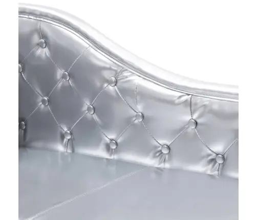 Poilsio Gultas, Sidabrinės Spalvos, Dirbtinė Oda