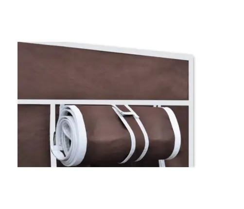 Auduma Skapis, Brūns  Vidaxl