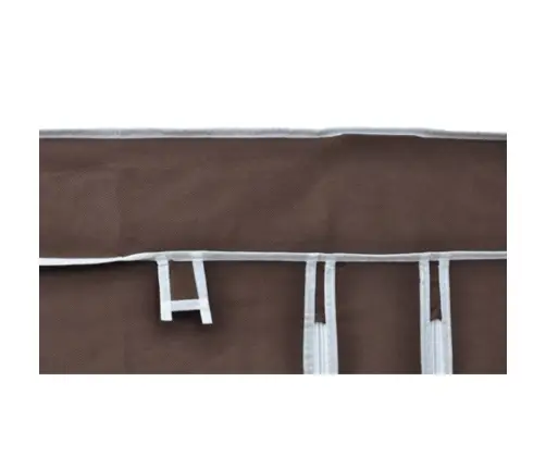 Auduma Skapis, Brūns  Vidaxl