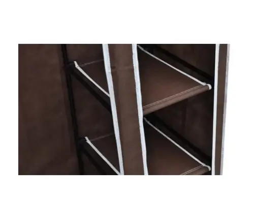 Auduma Skapis, Brūns  Vidaxl