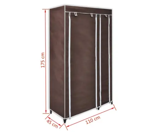 Medžiaginės Spintos, 2 D., Rudos