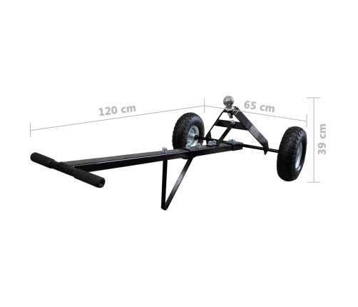 275 Kg Priekaba Valčiai, Prikabinamas Vežimas Su 2 Padangomis