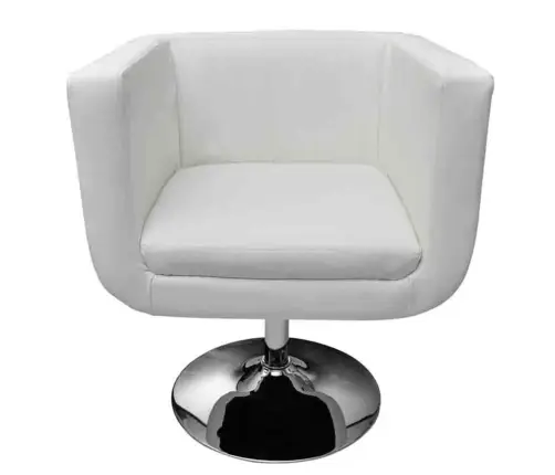 Bāra Krēsls, Balta Mākslīgā Āda Vidaxl