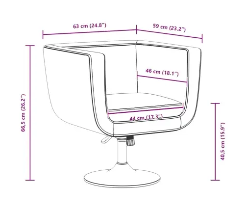 Baro Taburetė, Baltos, Dirbtinė Oda