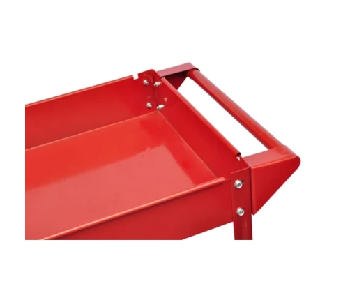 Instrumentu Ratiņi, 100 Kg, Sarkani Vidaxl