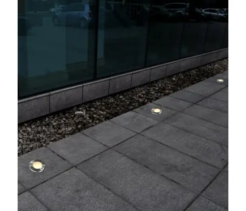 Maapinna Led-Valgustid 12 Tk Ümmargused