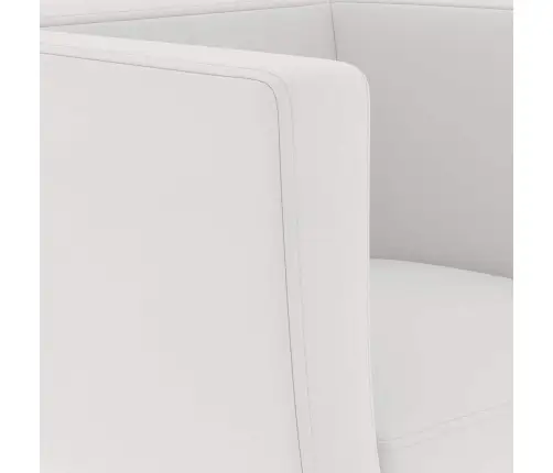 Baaritoolid 2 Tk, Valge, Kunstnahk