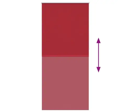 Ruļļu Žalūzijas 100 X 230 Cm Sarkanas