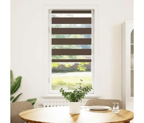 Zebra Žaliuzė, Roletas 40 X 100 cm Kavos Spalvos