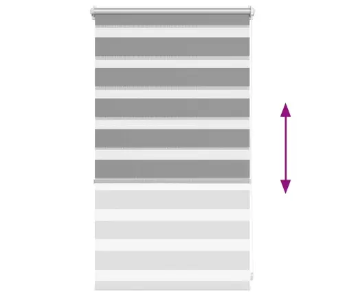 Svītrainas Žalūzijas 50 X 100 Cm Pelēkas
