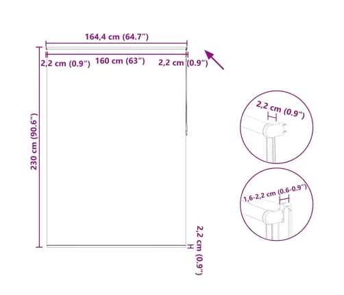 Svītraina Žalūzija 50 X 100 Cm Melna