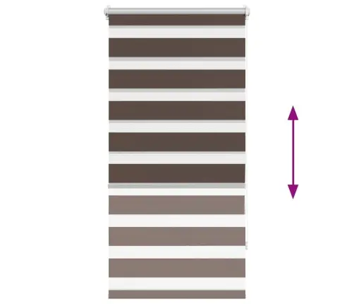 Svītraina Žalūzija 60 X 120 Cm Kafijas Krāsā