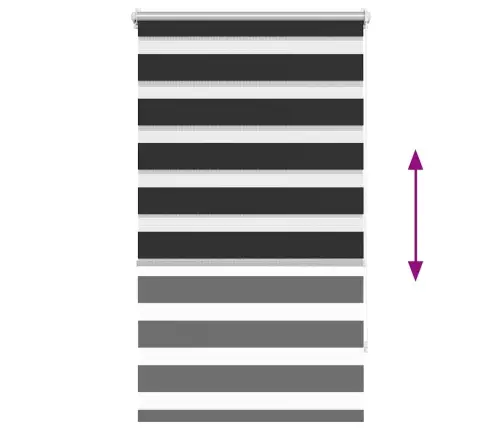 Svītrainas Žalūzijas 70 X 120 Cm Melna Svītrainas Žalūzijas 70 X 120 Cm Melna