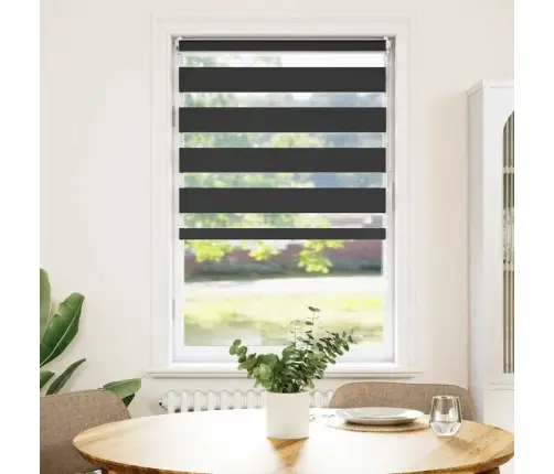 Svītrainas Žalūzijas 70 X 120 Cm Melna Svītrainas Žalūzijas 70 X 120 Cm Melna