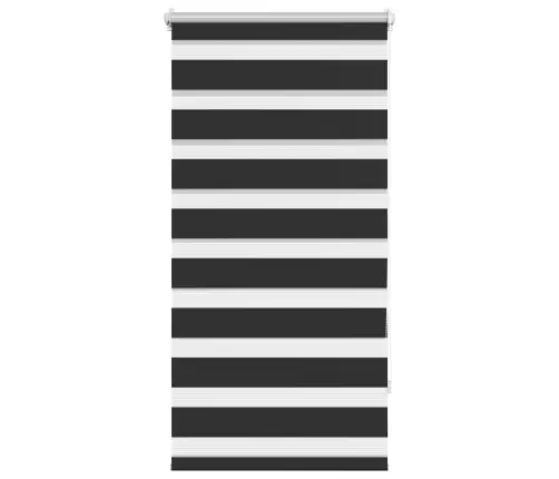 Svītrainas Žalūzijas 80 X 150 Cm Melnas