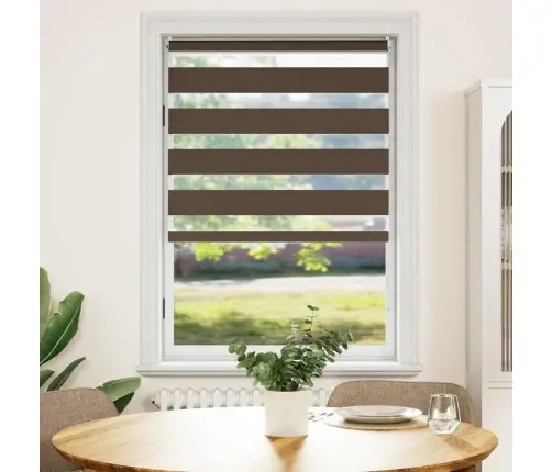 Svītrainas Žalūzijas 80 X 175 Cm Brūnas