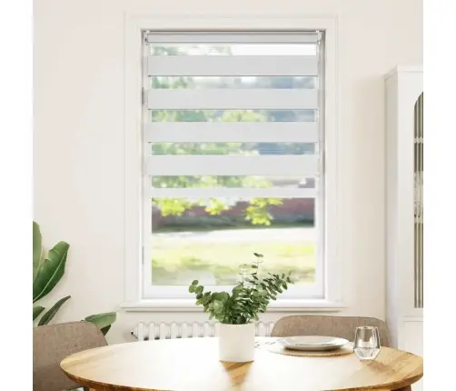 Zebra Žaliuzė, Roletas 90 X 150 cm Baltas Zebra Žaliuzė, Roletas 90 X 150 cm Baltas