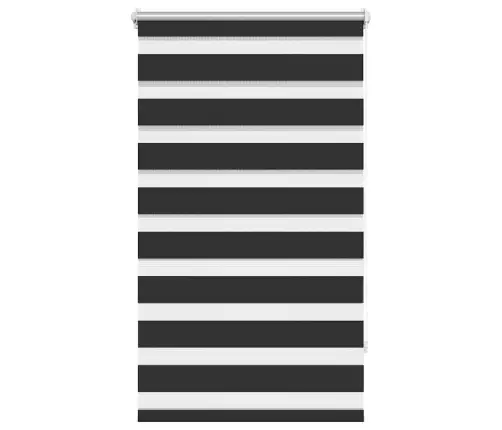 Svītrainas Žalūzijas 90 X 150 Cm Melnas