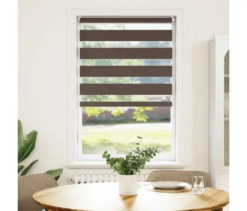 Svītrainas Žalūzijas 90 X 150 Cm Brūnas