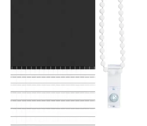 Svītrainas Žalūzijas 100 X 175 Cm Melnas