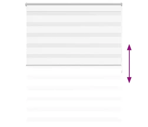 Svītrainas Žalūzijas 120 X 175 Cm Baltas