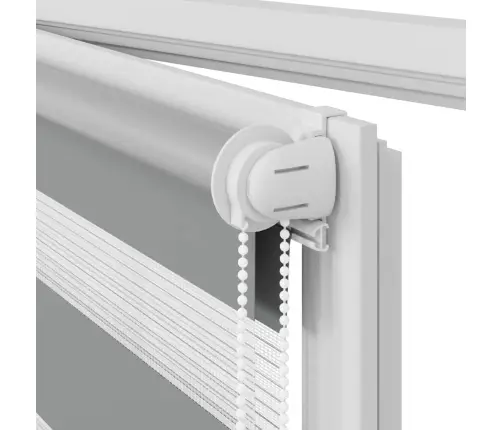 Svītrainas Žalūzijas 120 X 175 Cm Pelēkas