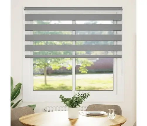 Svītrainas Žalūzijas 120 X 175 Cm Pelēkas