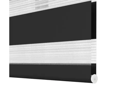 Sebraruloo 120,9 X 230 Cm Kangast, Laius 116,7 cm Must