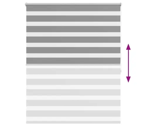 Svītraina Žalūzija 140 X 175 Cm Pelēka