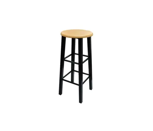 Söögilaua Ja Toolide Komplekt, Beež Puit, Must Teras